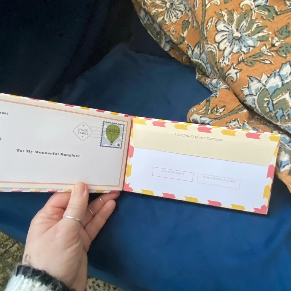 NWT stationary set of blank letters from parent to daughter